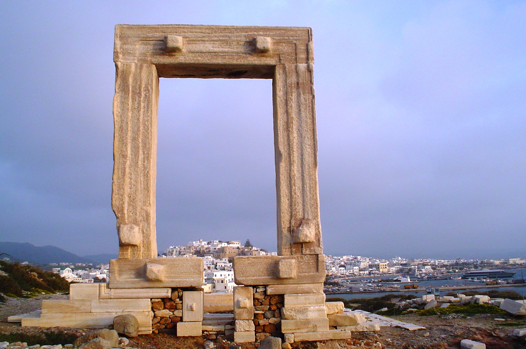 Naxos Chora og havn