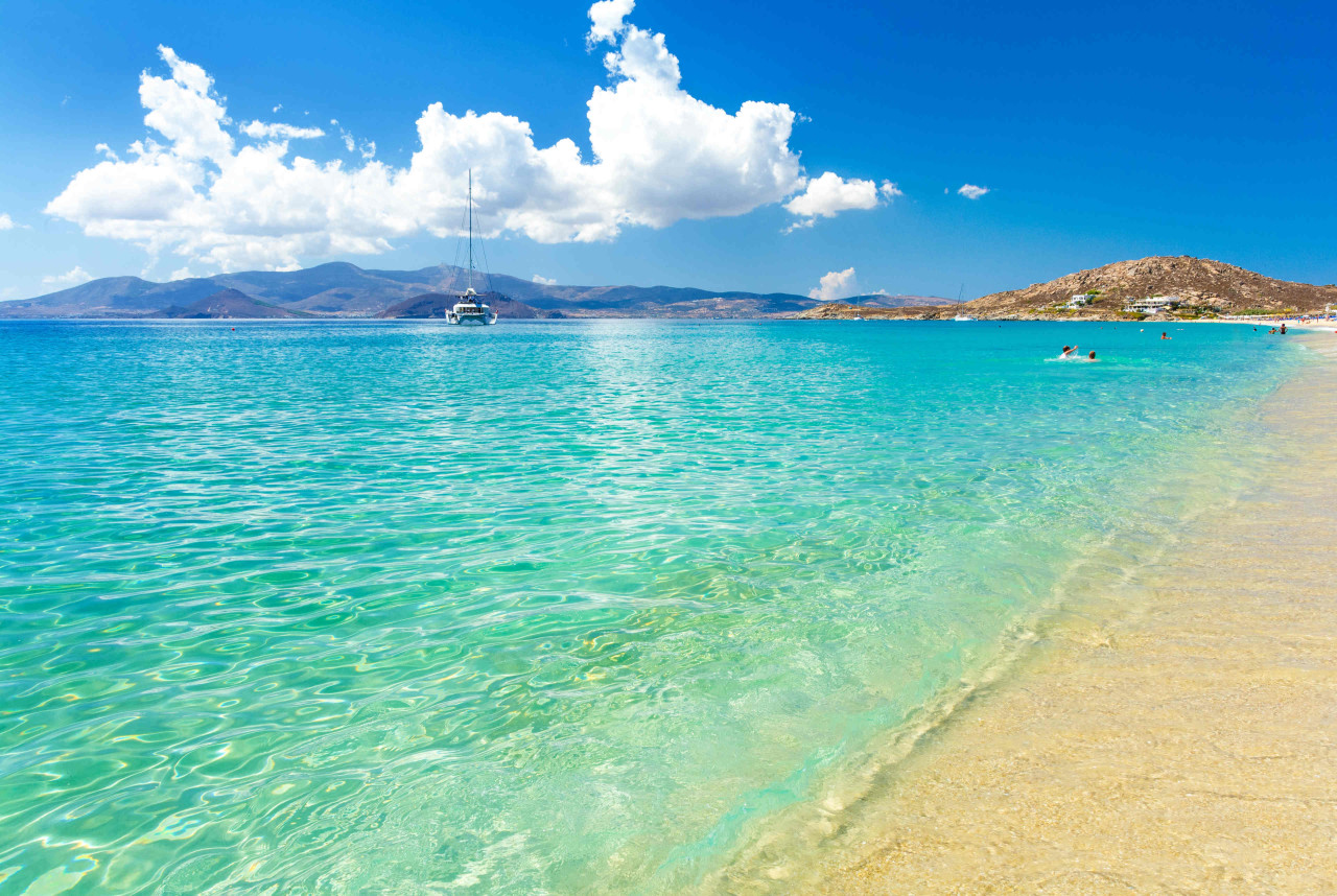 Strand i Kykladerne
