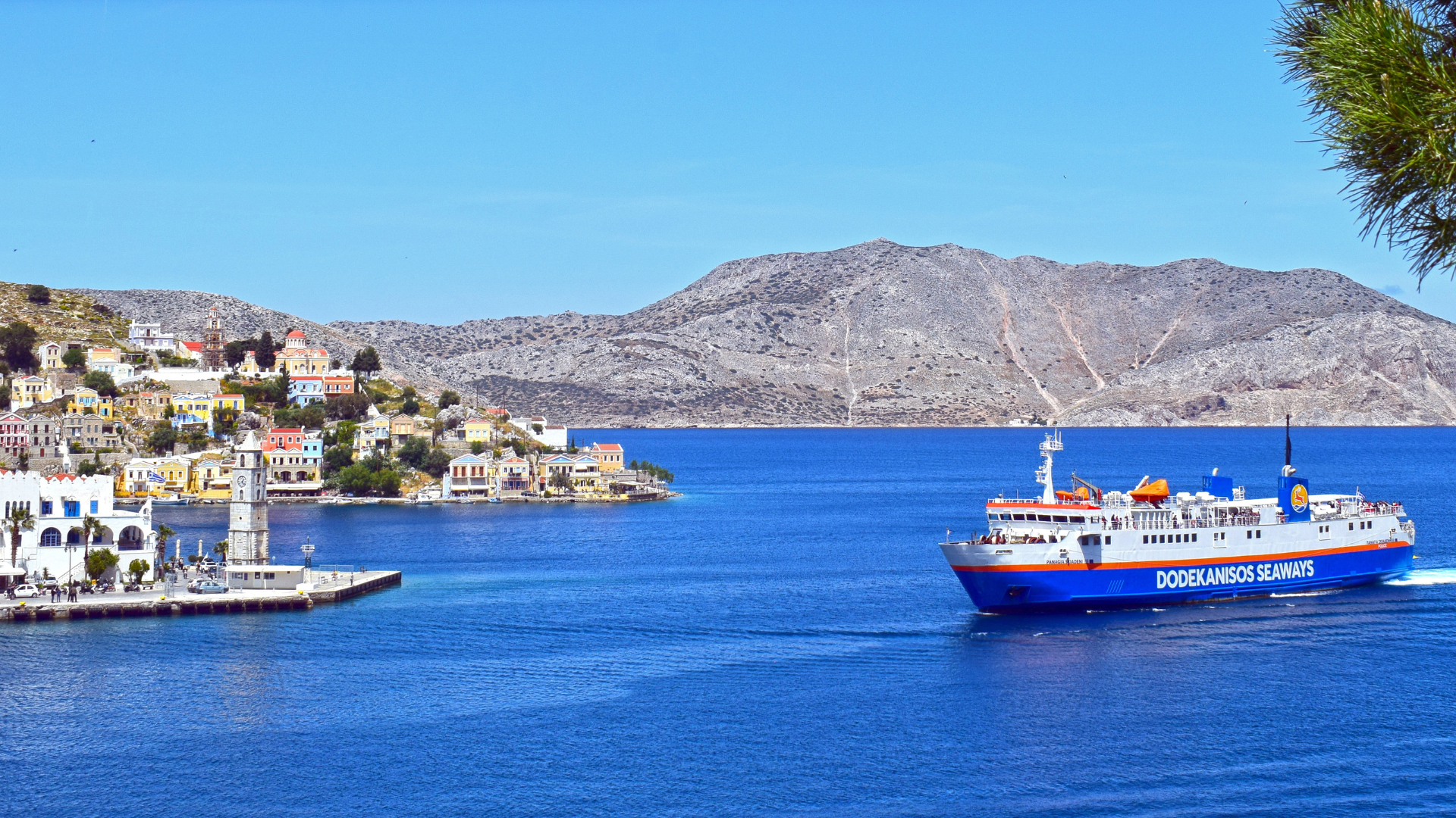 Symi kyst og hav