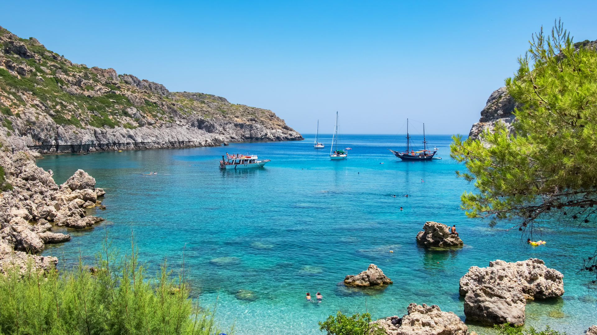 Rhodos Tilos og Symi